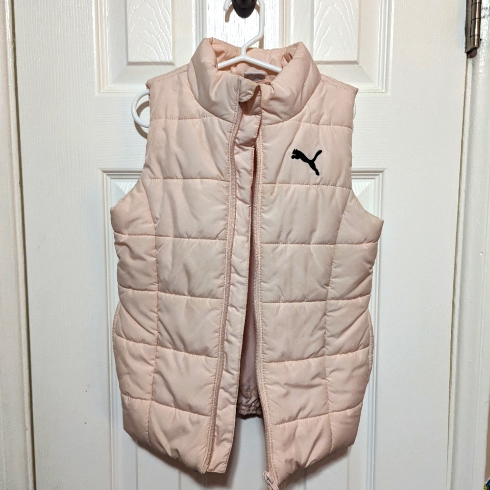 Girls Puma puffy vest